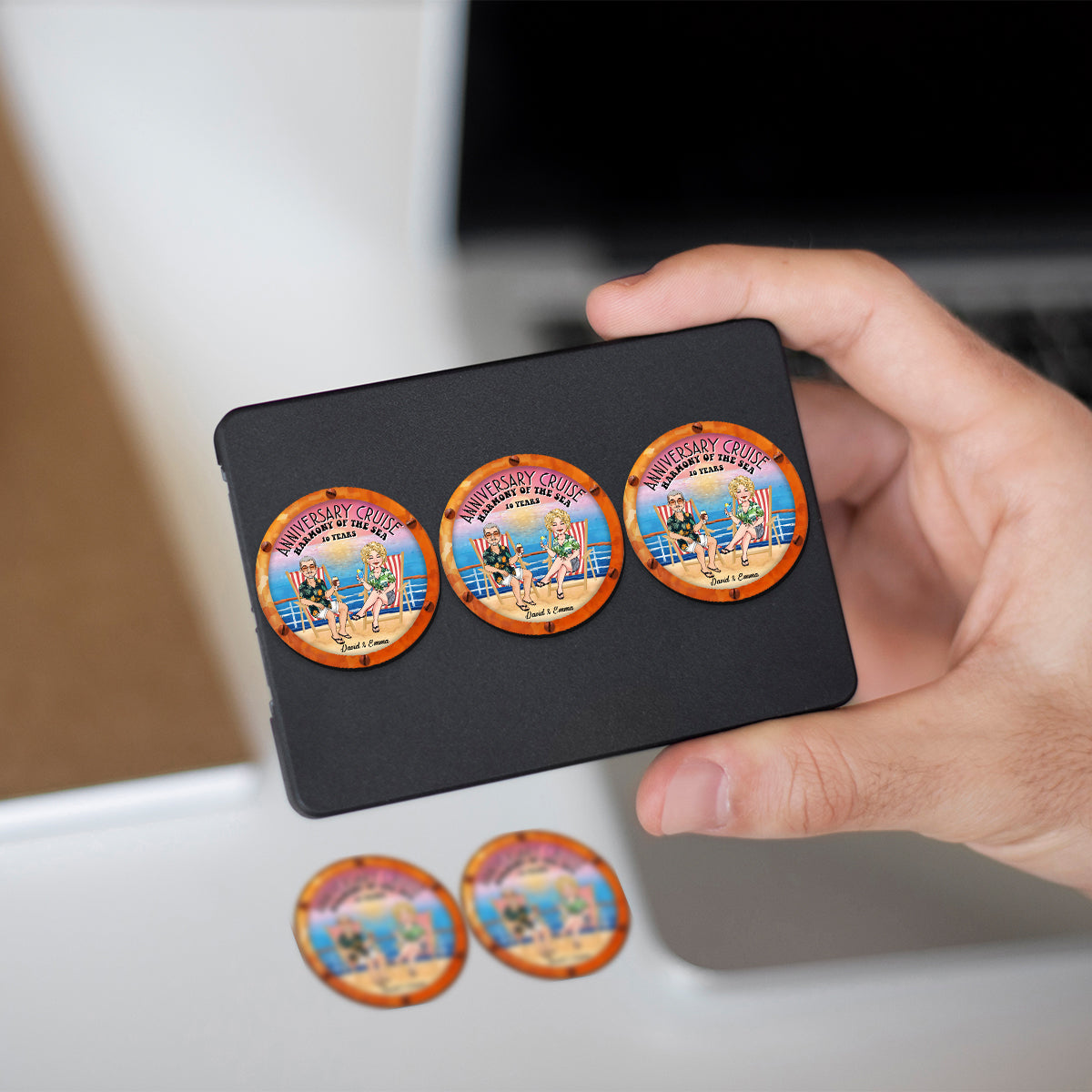 Türdekorationen für Jubiläumskreuzfahrten – personalisierter Kreuzfahrtmagnet