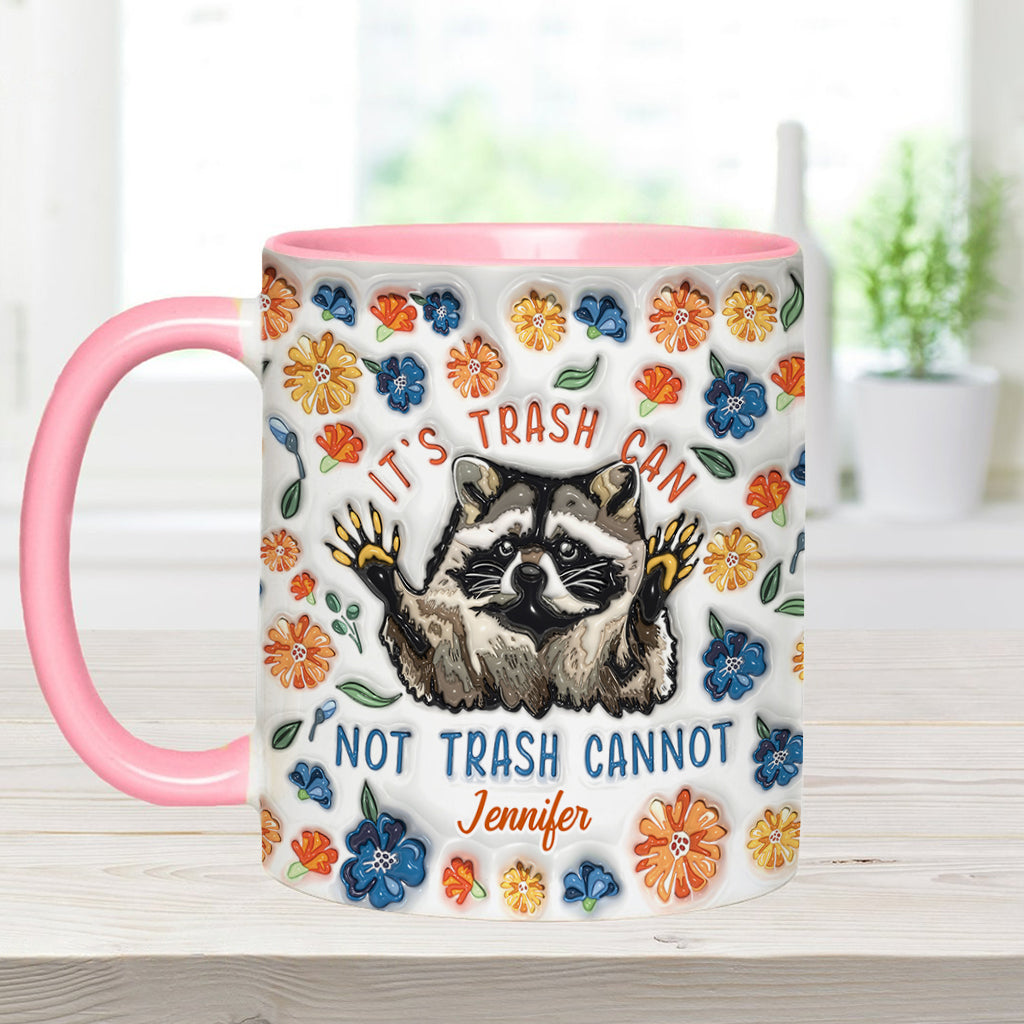 Lustiger Motivationsbecher mit Waschbär-Motiv – personalisierte Tasse mit Waschbär-Akzent