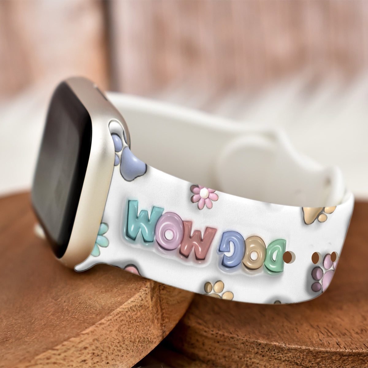 Haustiermama – Personalisiertes Apple Watch-Armband für Hunde