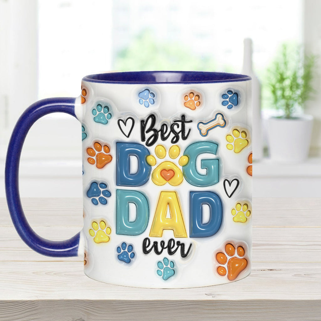 Personalisierte Tasse mit Hundemotiv für Hundepapa