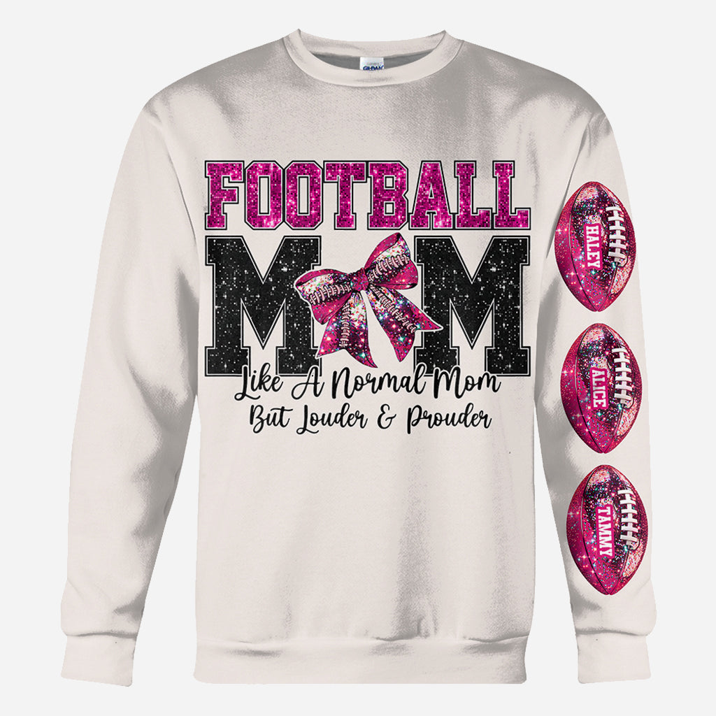 Fußballmama – Personalisiertes T-Shirt mit Fußballmotiv