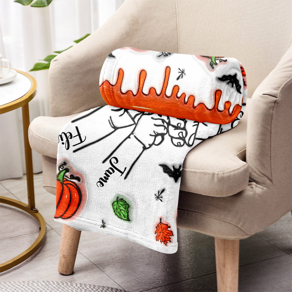 Halloween-Mama/Mimi/Oma... - Personalisierte Mutterdecke