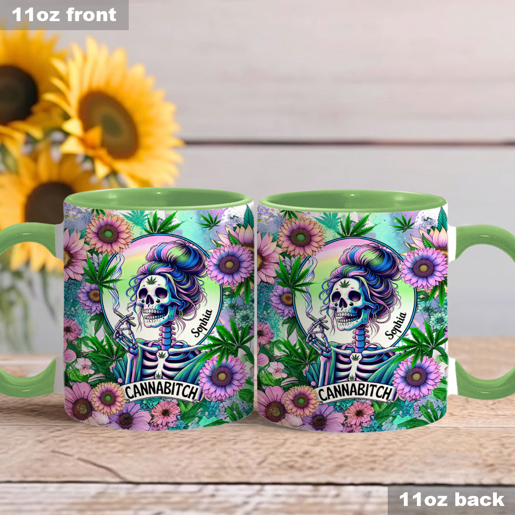 Cannabitch - Personalized Weed Accent Mug