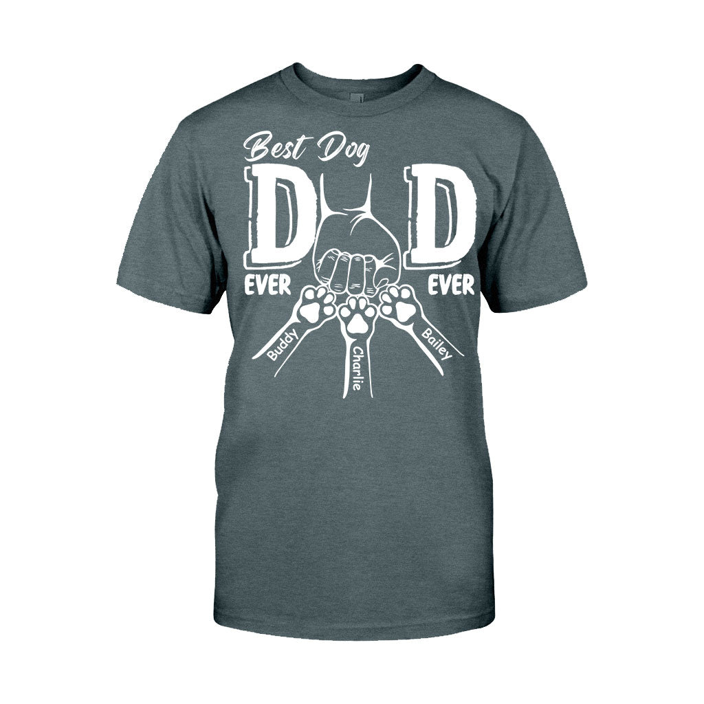 Der beste Hundepapa aller Zeiten – personalisiertes Hunde-T-Shirt und Hoodie