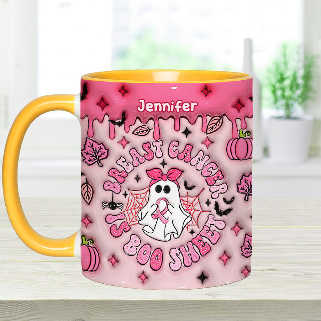 Brustkrebs ist doof – Personalisierte Tasse zur Brustkrebsvorsorge