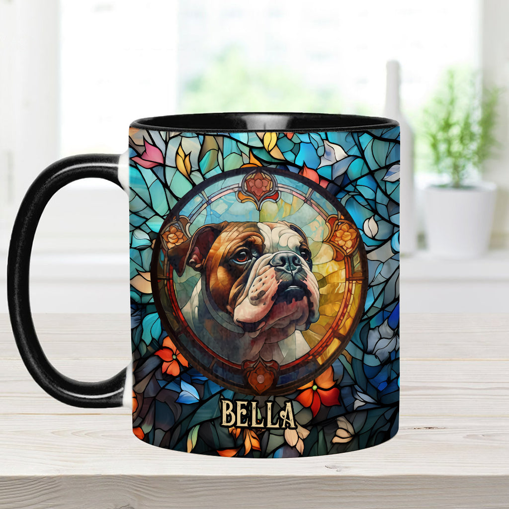 Love My Dog - Personalized Dog Accent Mug