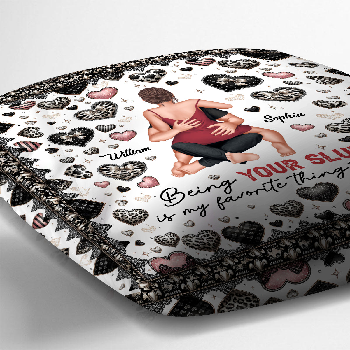 Mein Lieblingsding, zu sein – personalisiertes Pärchenkissen