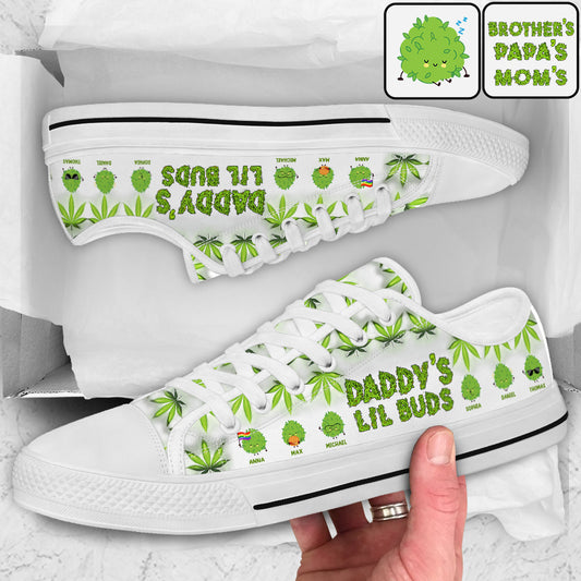 Dopest Dad Ever - Personalized Father Low Top Shoes