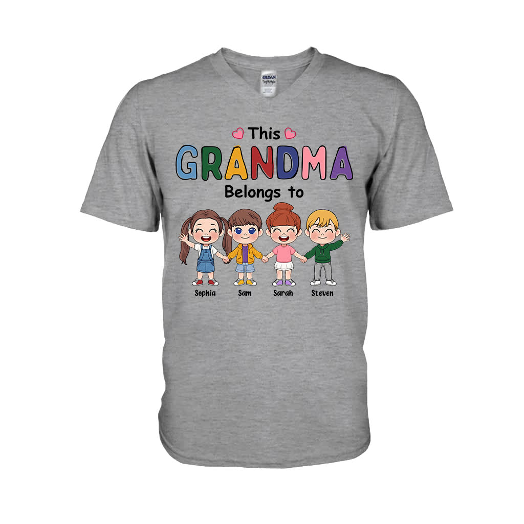 Dieses Oma-Shirt gehört zu – personalisiertes Oma-T-Shirt und Hoodie