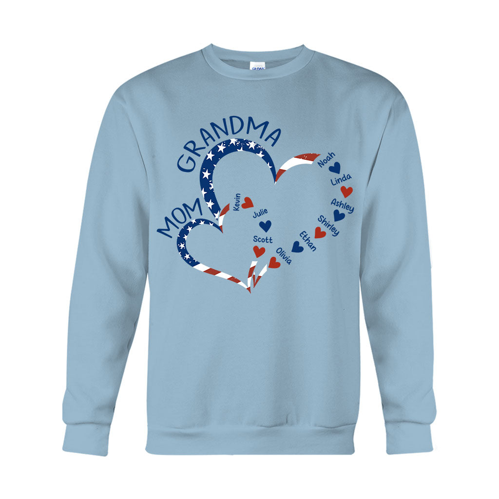 Erst Mama, jetzt Oma – Personalisiertes Oma-T-Shirt und Hoodie