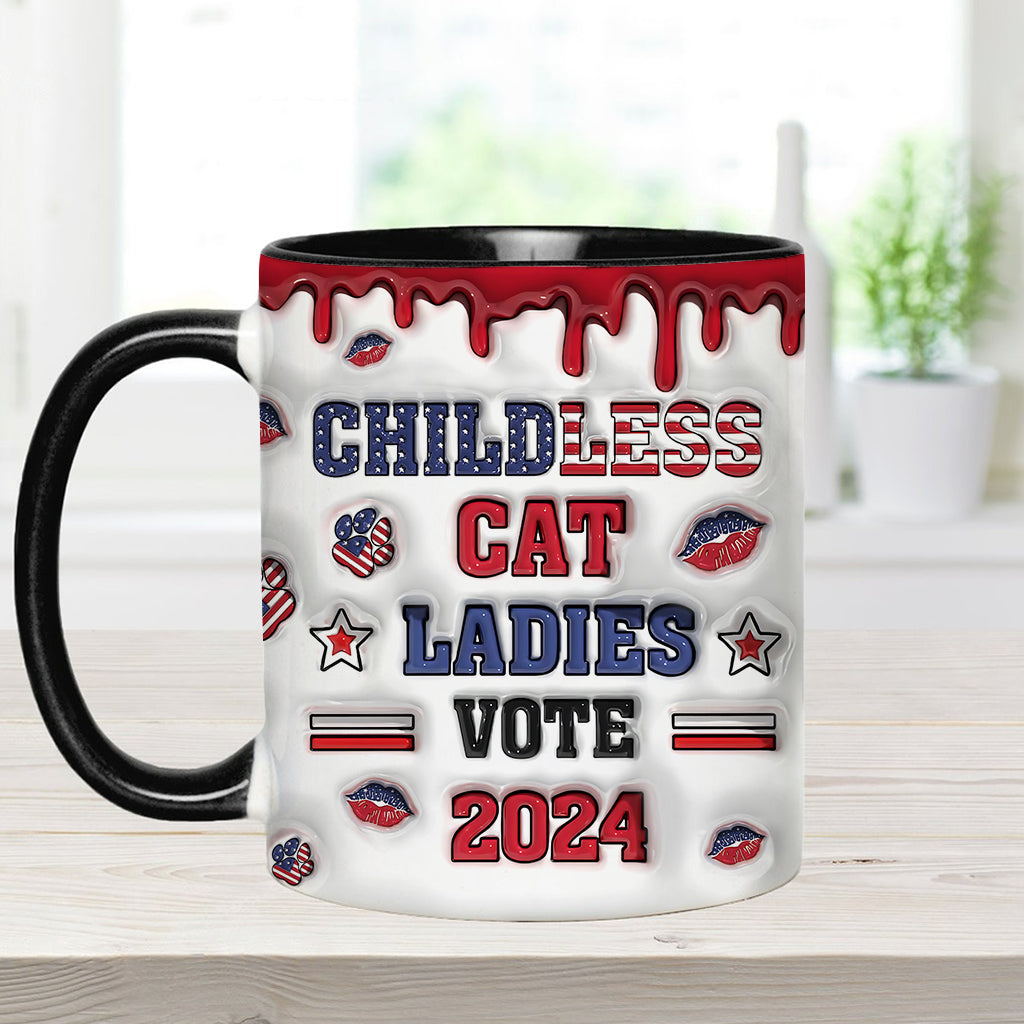Childless Cat Ladies - Personalized Cat Accent Mug