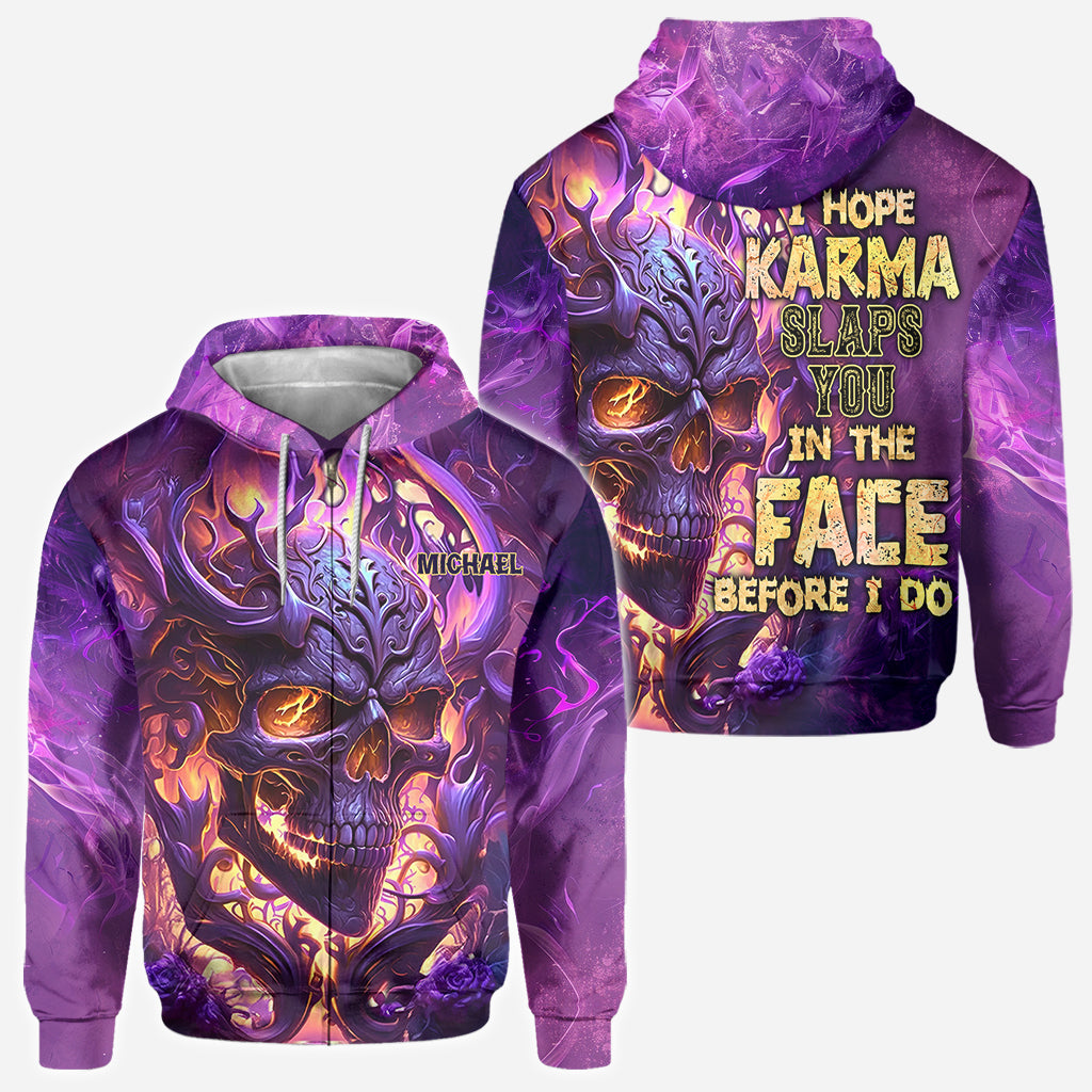 Bevor ich es tue – Personalisiertes Totenkopf-Shirt