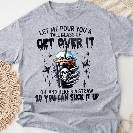 Let Me Pour You – Totenkopf-T-Shirt und Hoodie