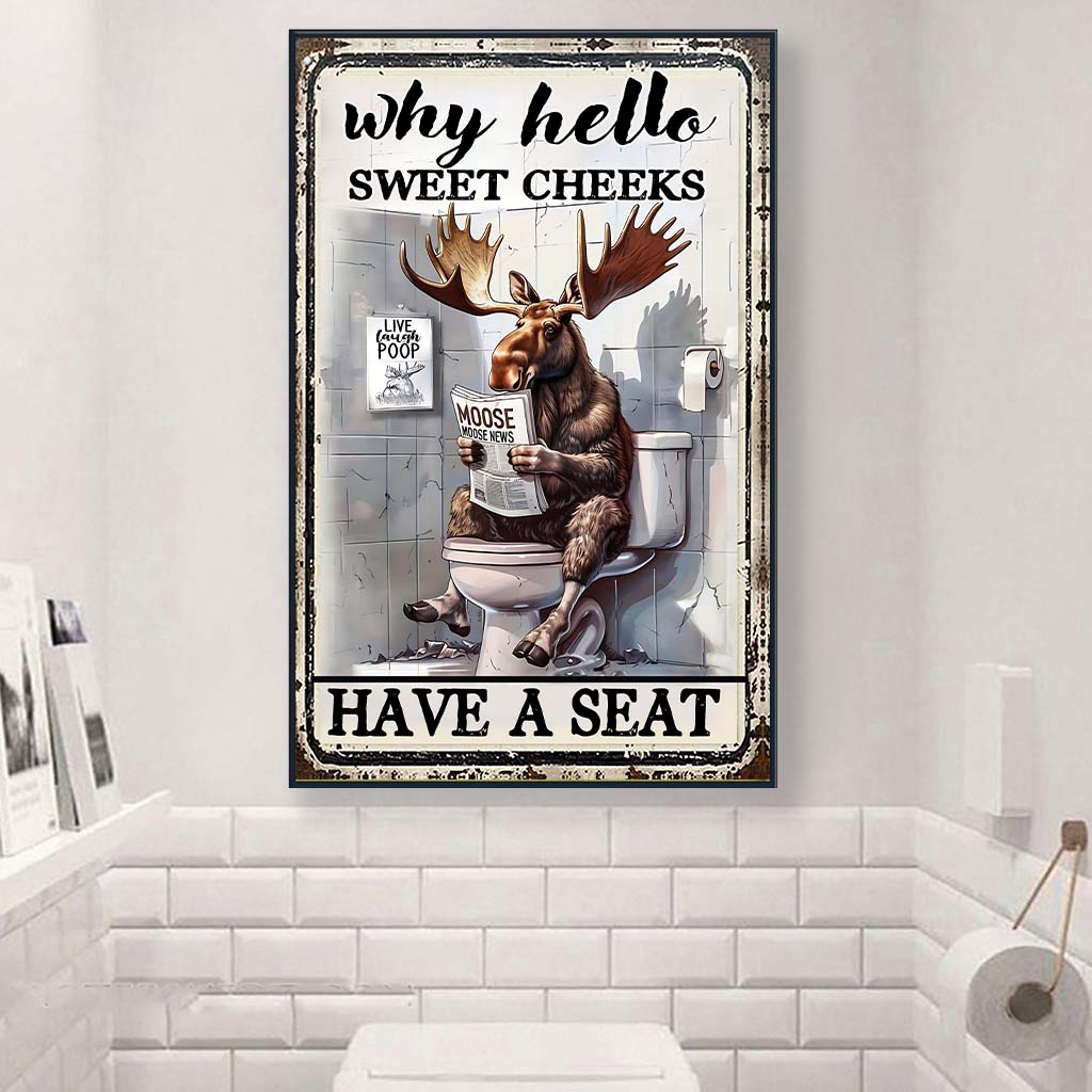 Setz dich hin – Jagd-Leinwand und Poster