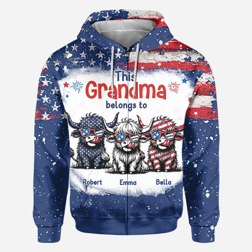 Dieses Oma-Shirt gehört diesen Süßen – personalisiertes Allover-Shirt