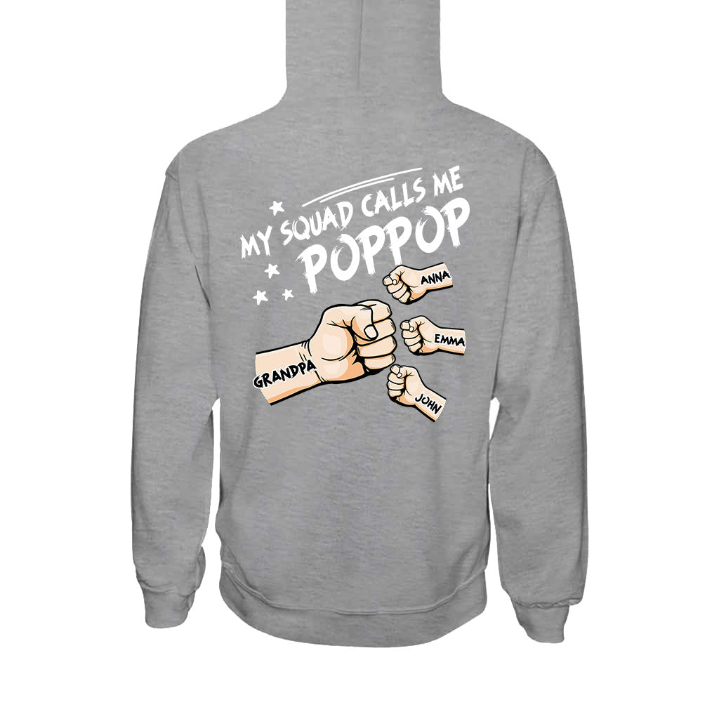 Meine Freunde nennen mich Poppop – Personalisiertes Opa-T-Shirt und Hoodie