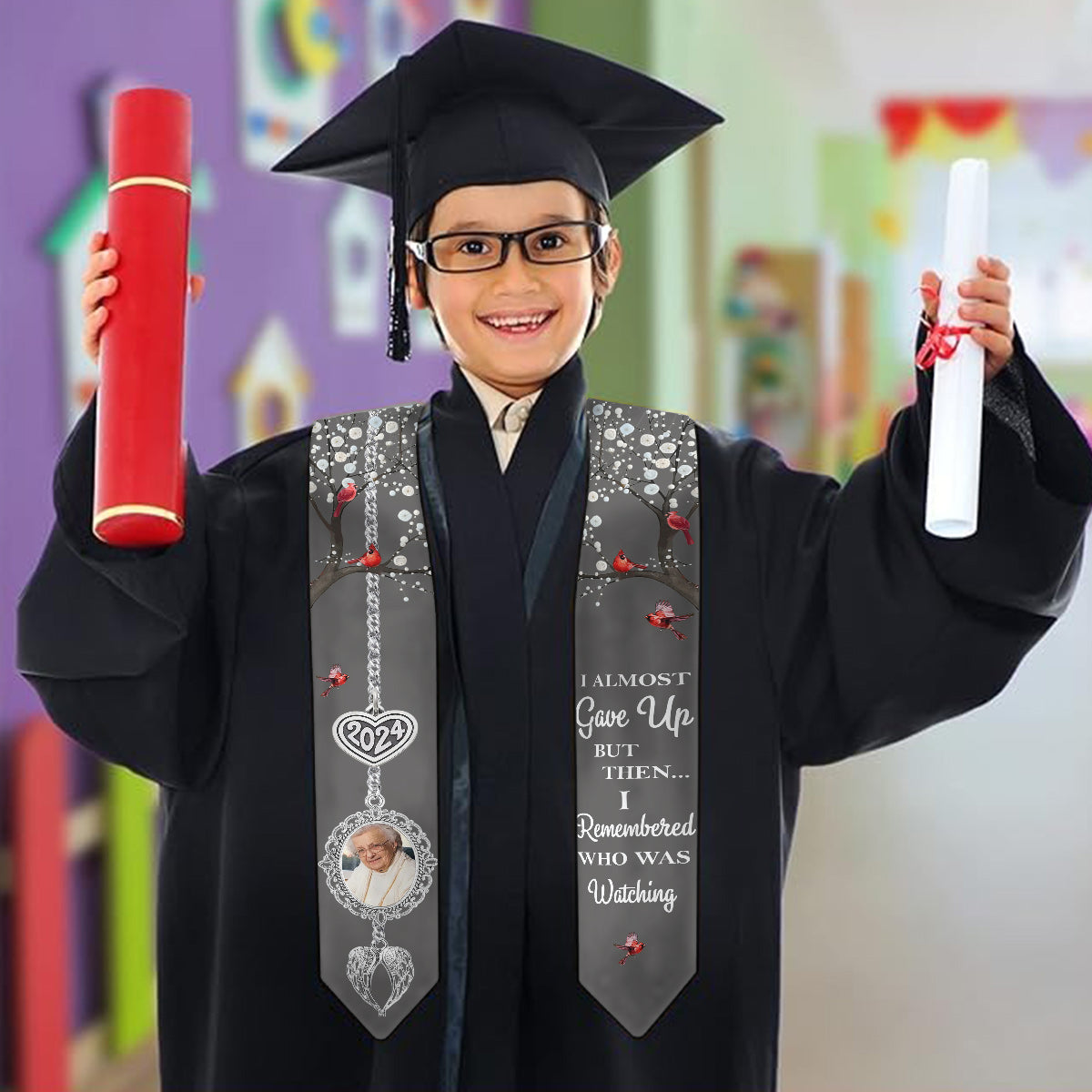Ich hätte fast aufgegeben, aber dann erinnerte ich mich, wer zusah – personalisierte Abschlussfeier 