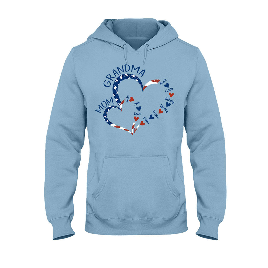Erst Mama, jetzt Oma – Personalisiertes Oma-T-Shirt und Hoodie