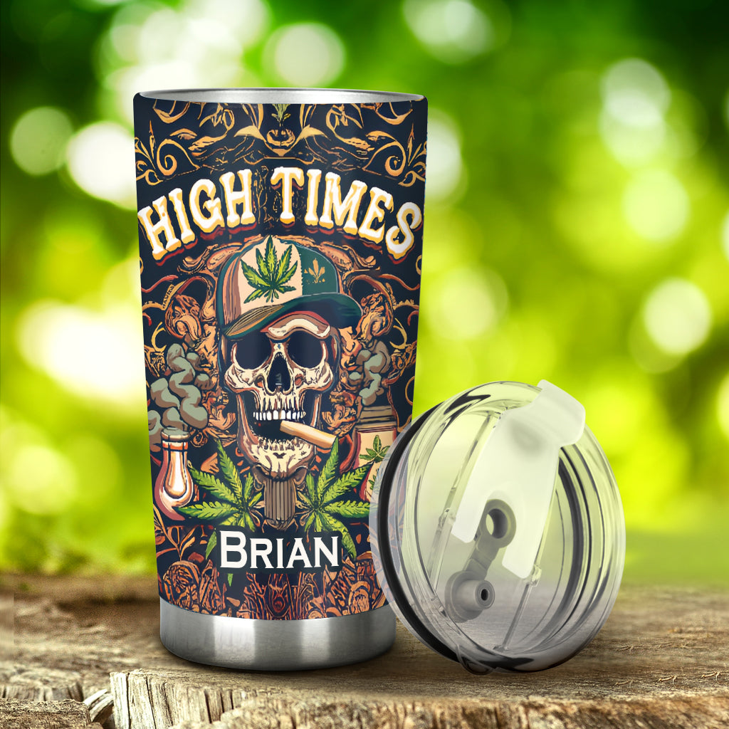 High Times Skull 420 - Personalisierter Weed-Becher