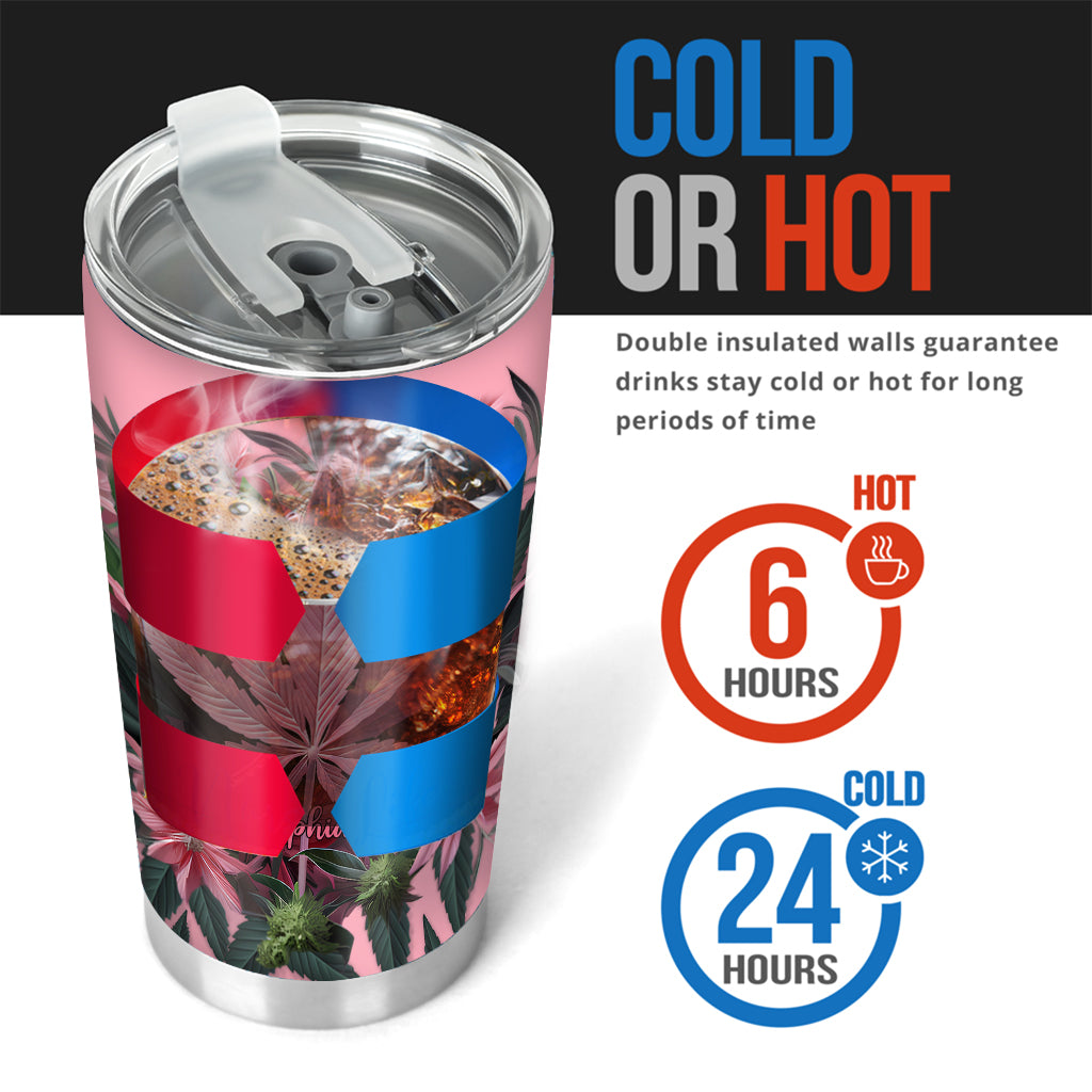 Pink Stoner Chick – Personalisierter Weed-Becher