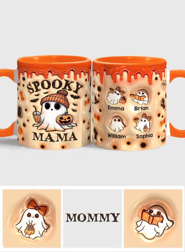 Halloween Boo Jee Mama - Personalisierte Tasse mit Muttermotiv