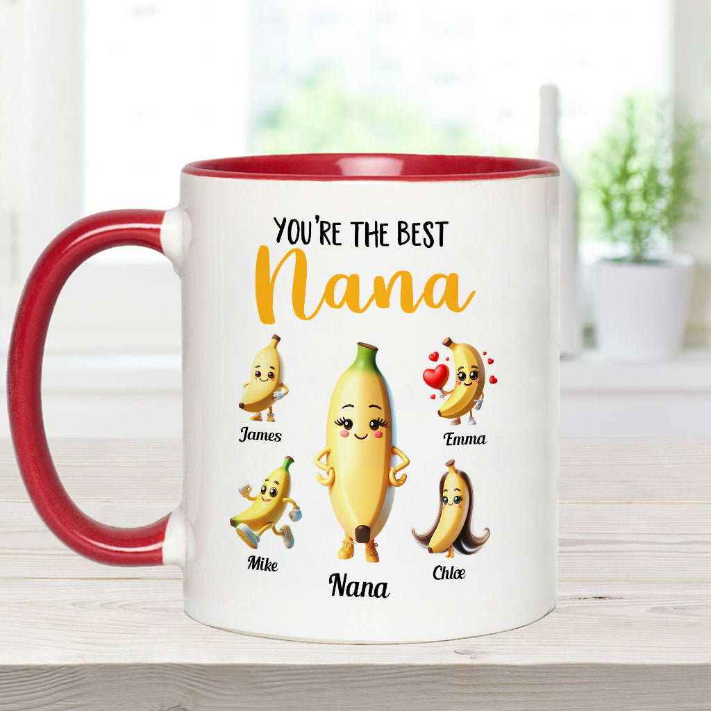 Beste Oma aller Zeiten - Personalisierte Tasse mit Oma-Akzent
