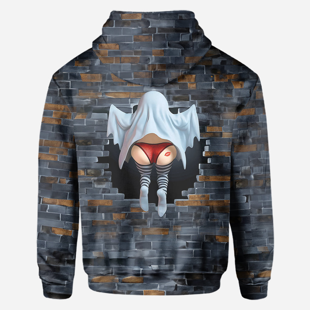 Lustiges Geisterpaar - Personalisiertes T-Shirt mit Pärchenmotiv