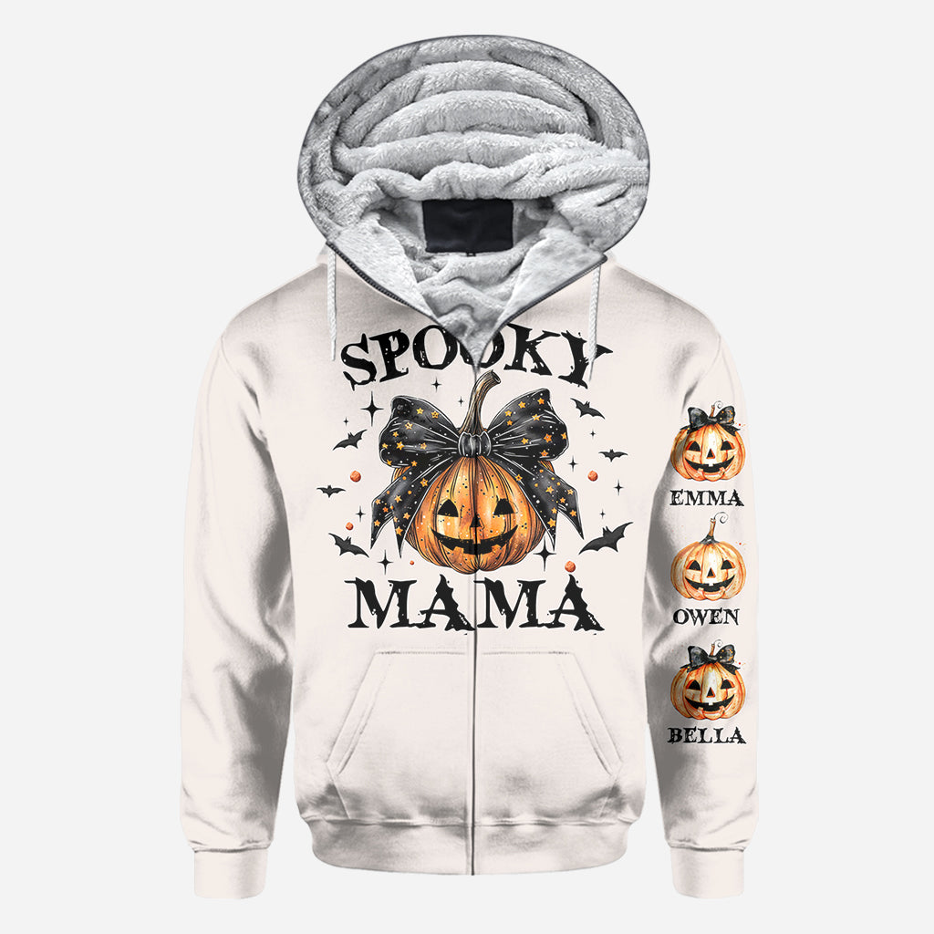 Gruselige Mama – Personalisiertes Mutter-Shirt