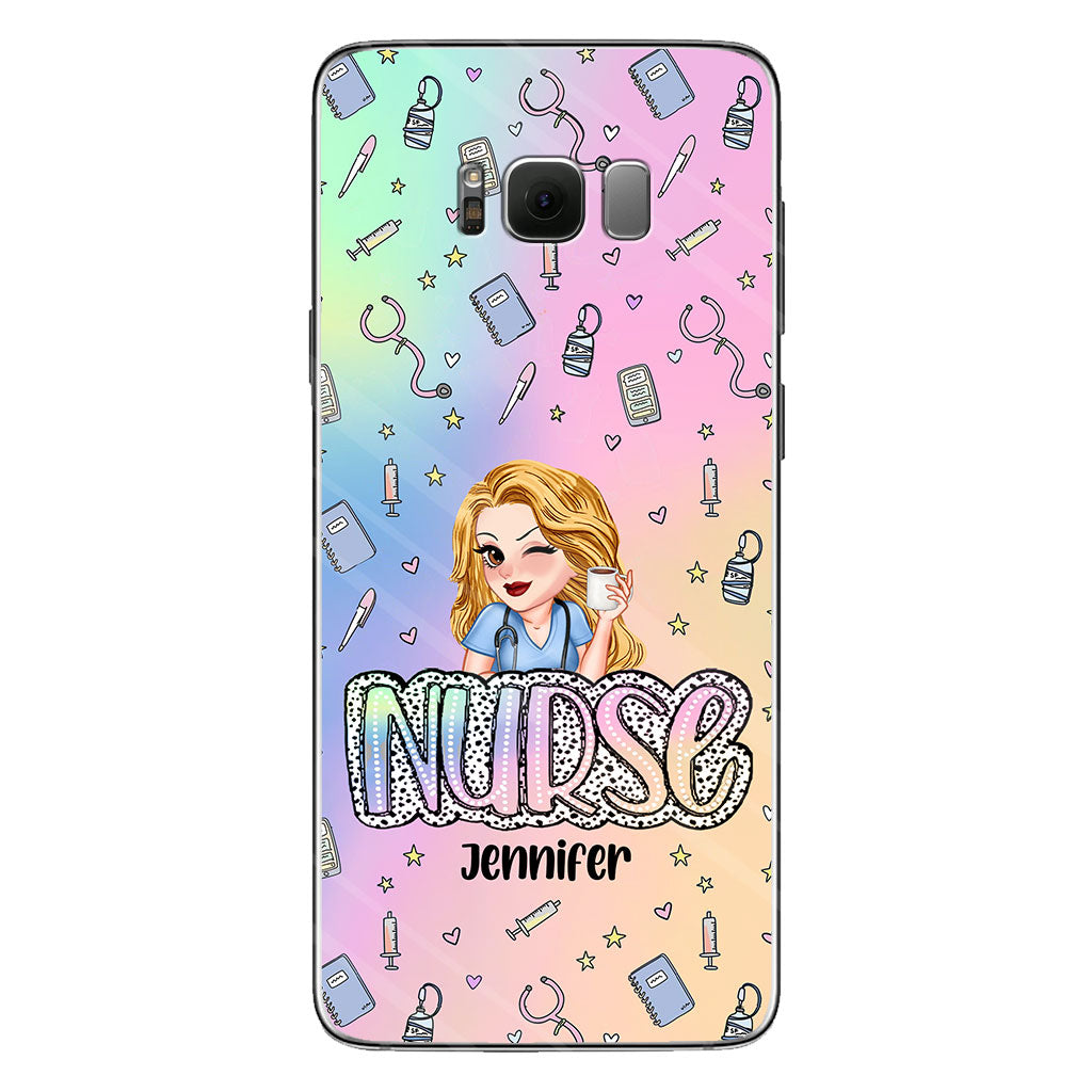 Nurse Life - Personalized Nurse Clear Phone Case