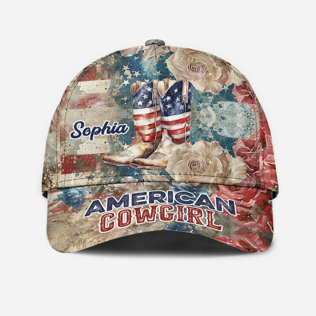 Amerikanische Cowgirl-Kappe – Personalisierte Country-Girl-Klassiker-Kappe