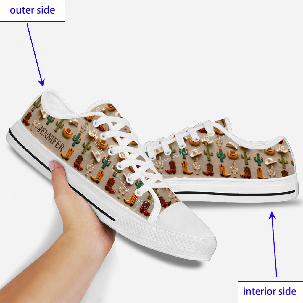 Liebe Pferde – Personalisierte Pferde-Schuhe (niedriger Schaft)