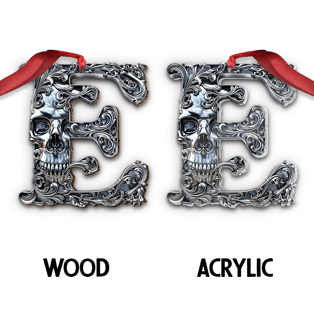 Totenkopf-Alphabet – Personalisierter Totenkopf-Anhänger