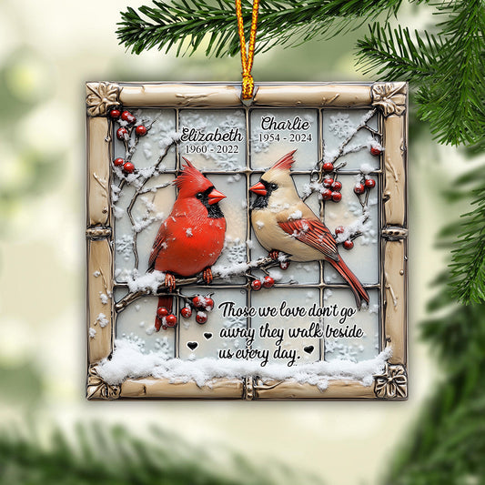 They Fly Beside Us Everyday - Personalized Memorial Ornament