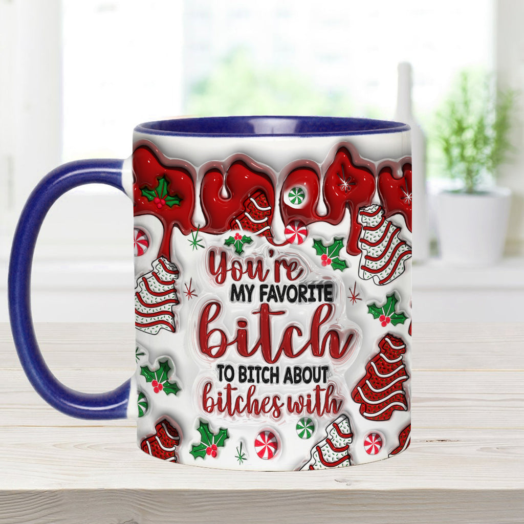 Best Bitches - Personalized Bestie Accent Mug