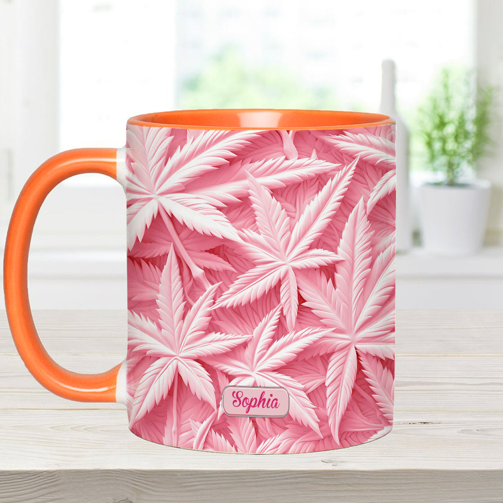 420 Vibes – Personalisierter Becher mit Weed-Motiv