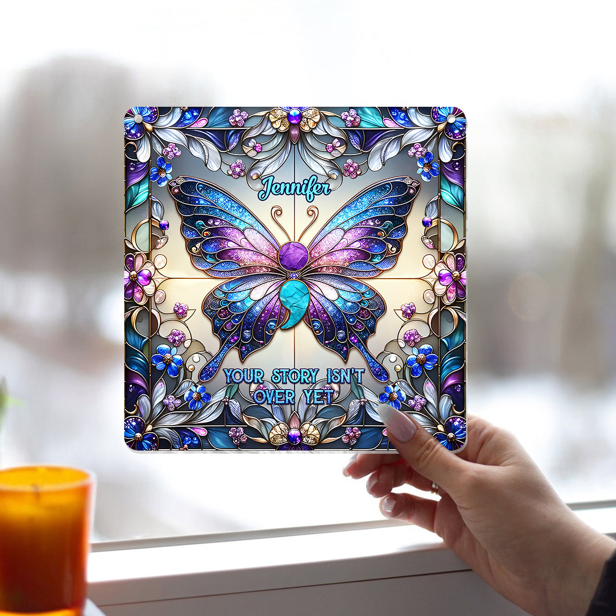 Deine Geschichte ist noch nicht zu Ende – Personalisierter Fensterhänger zur Suizidprävention 