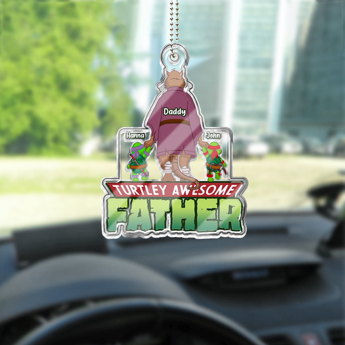 UFO mit Katze – Personalisierter Autoanhänger in Katzenform