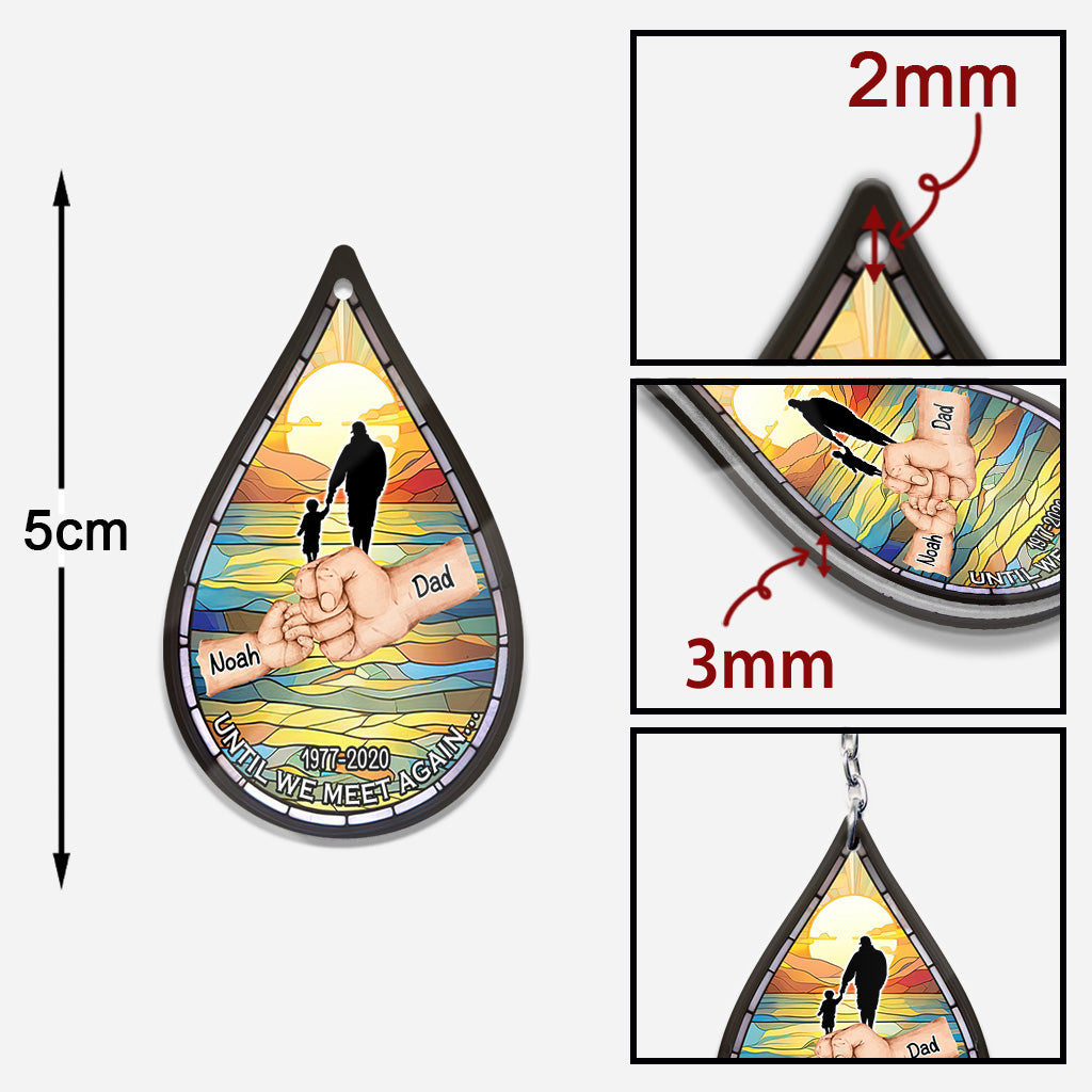 Until We Meet Again - Personalized Memorial Keychain