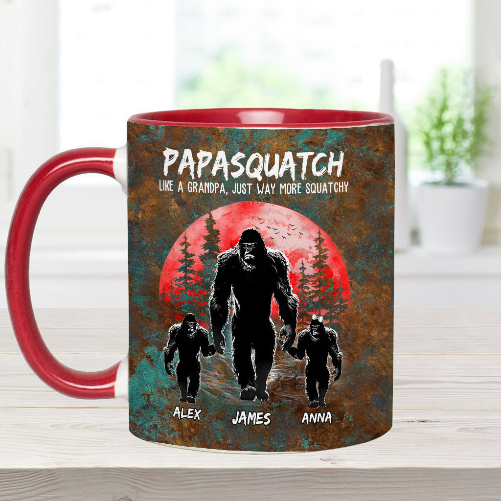 Grandpasquatch - Personalisierte Tasse mit Vater-Akzent