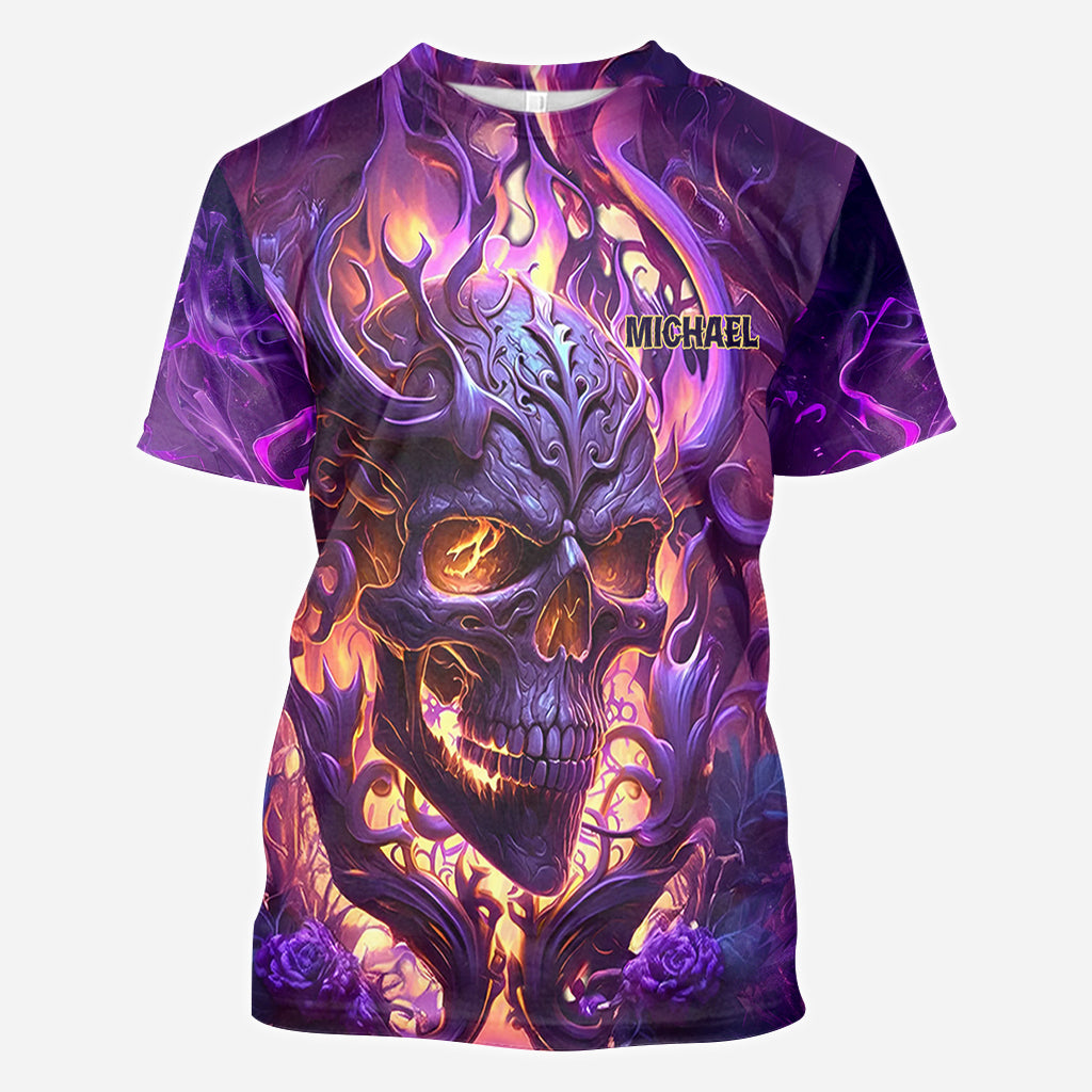 Bevor ich es tue – Personalisiertes Totenkopf-Shirt