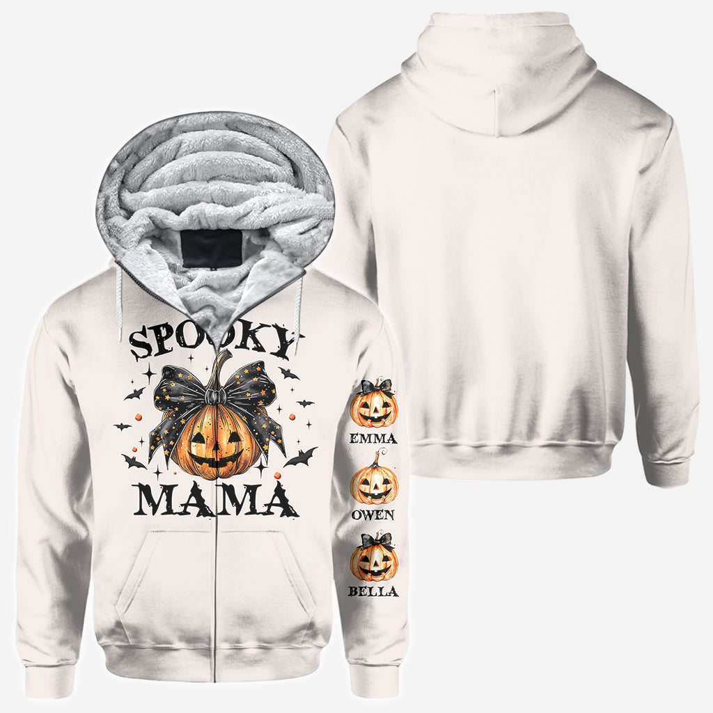 Gruselige Mama – Personalisiertes Mutter-Shirt