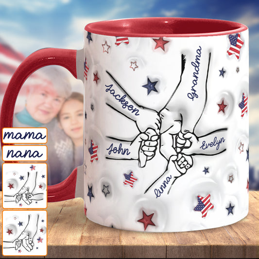 Stolze Oma, Mama, Tante – Personalisierte Tasse mit Oma-Akzent
