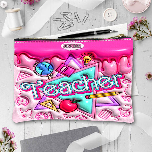 I Am Teacher - Personalized Teacher Pouch