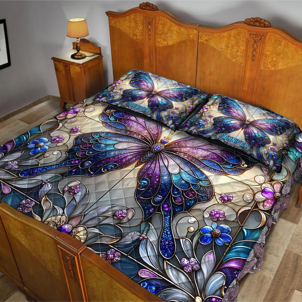 Wunderschöne Schmetterlinge – Personalisierte Schmetterlings-Bettwäsche-Set