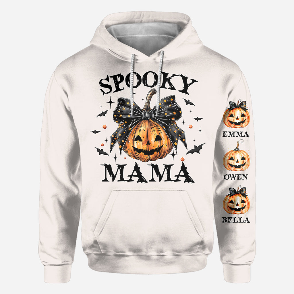 Gruselige Mama – Personalisiertes Mutter-Shirt