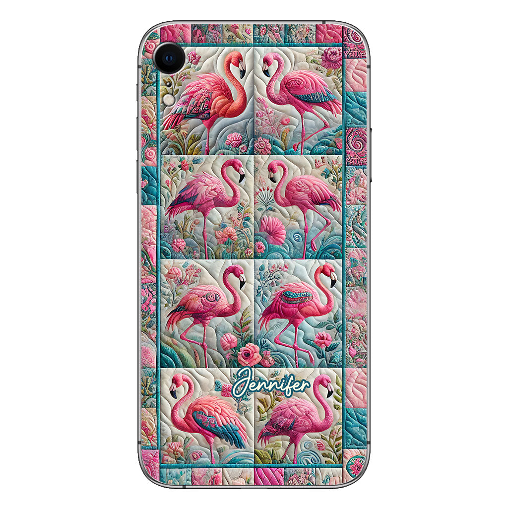 Vintage Flamingo – Personalisierte Flamingo-Handyhülle