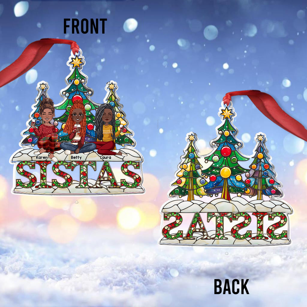 Schwestern – Personalisierter, individuell geformter Anhänger für beste Freundinnen