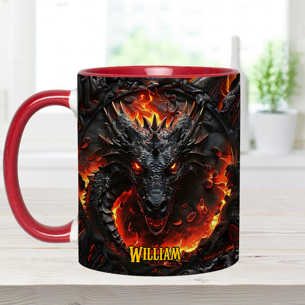 Love Dragons - Personalized Dragon Accent Mug