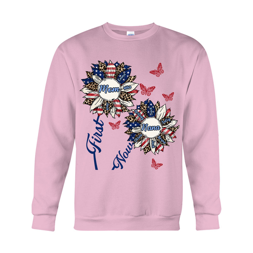 Erst Mama, jetzt Opa – Personalisiertes Oma-T-Shirt und Hoodie