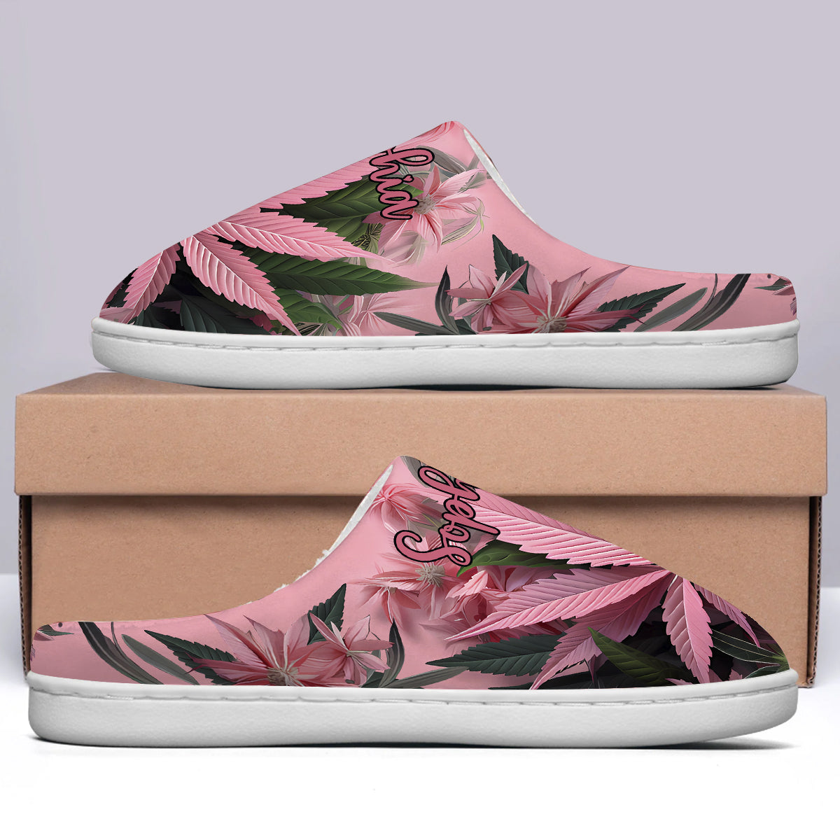 Free Your Mind - Personalized Weed Slippers